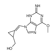 [2-[(2-amino-6-methoxypurin-9-yl)methylidene]cyclopropyl]methanol结构式