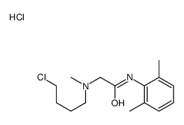4-chlorobutyl-[2-(2,6-dimethylanilino)-2-oxoethyl]-methylazanium,chloride结构式