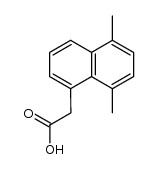 5,8-dimethyl-1-naphthaleneacetic acid Structure