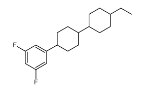 1,3-Difluor-5-[trans-4-(trans-4-ethylcyclohexyl)-cyclohexyl]-benzol结构式