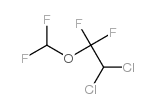 2,2-dichloro-1,1-difluoroethyl difluoromethyl ether structure