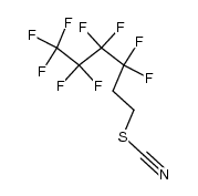 3,3,4,4,5,5,6,6,6-nonafluorohexyl thiocyanate结构式