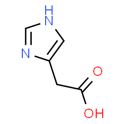 2-[1-[(3R,4S,5R)-3,4-dihydroxy-5-(phosphonooxymethyl)oxolan-2-yl]imidazol-4-yl]acetic acid结构式