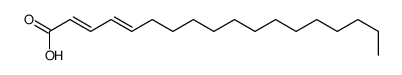 (2Z,4Z)-octadeca-2,4-dienoic acid Structure