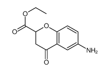 6-Amino-4-oxo-2-chromancarboxylic acid ethyl ester Structure