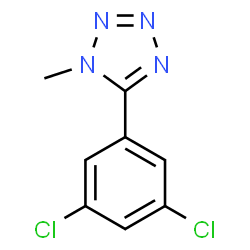5-(3,5-DICHLOROPHENYL)-1-METHYL-1H-1,2,3,4-TETRAAZOLE结构式