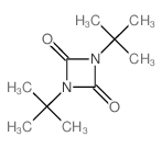 1,3-Diazetidine-2,4-dione,1,3-bis(1,1-dimethylethyl)- Structure