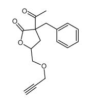 3-Acetyl-3-benzyl-4,5-dihydro-5-(2-propynyloxymethyl)-2(3H)-furanone picture