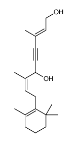 11,12-Didehydro-7,10-dihydro-10-hydroxyretinol结构式
