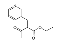 ethyl 3-oxo-2-(3-pyridylmethyl)butanoate结构式