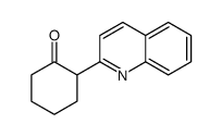 2-quinolin-2-ylcyclohexan-1-one结构式
