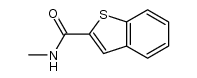 N-methyl benzothiophene-2-carboxamide Structure