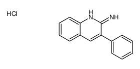 2-Amino-3-phenylquinoline hydrochloride结构式