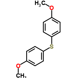 Bis(4-methoxyphenyl) sulfide structure