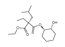 ethyl (2R)-2-ethyl-3-[(1R,2R)-2-hydroxycyclohexyloxy]-2-(1-methylpropyl)but-3-enoate Structure