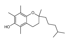 2,5,7,8-tetramethyl-2-(4-methylpentyl)-6-chromanol结构式