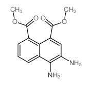 dimethyl 3,4-diaminonaphthalene-1,8-dicarboxylate Structure