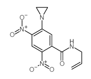 Benzamide,5-(1-aziridinyl)-2,4-dinitro-N-2-propen-1-yl- picture