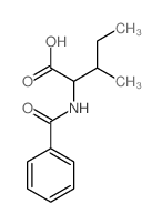 L-Isoleucine,N-benzoyl- structure