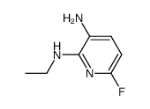 2,3-Pyridinediamine,N2-ethyl-6-fluoro-(9CI)结构式