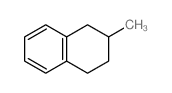 Naphthalene,1,2,3,4-tetrahydro-2-methyl- Structure