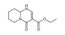 1,6,7,8,9,9a-Hexahydro-4-oxo-4H-pyrido[1,2-a]pyrimidine-3-carboxylic acid ethyl ester structure