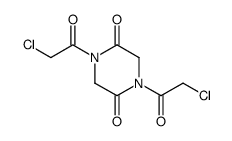 1,4-bis-chloroacetyl-piperazine-2,5-dione Structure