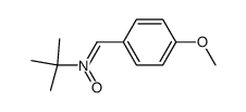 N-(4-methoxy)benzylidene-t-butylamine N-oxide结构式