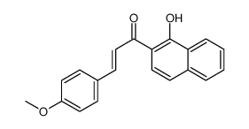 1-(1-hydroxynaphthalen-2-yl)-3-(4-methoxyphenyl)prop-2-en-1-one Structure