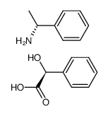 (R)-(+)-α-phenethylammonium (S)-(+)-mandelate结构式