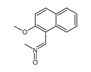 2-methoxy-naphthaldehyde-(1)-α oxime N-methyl ether结构式