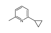 2-cyclopropyl-6-methylpyridine结构式