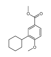 methyl 3-cyclohexyl-4-methoxybenzoate结构式