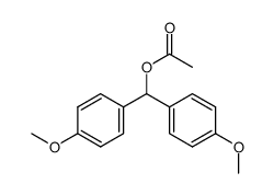 bis-(4-methoxyphenyl)methyl acetate Structure