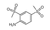 2,4-di-(methylsulfonyl)-aniline结构式