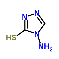 4-Amino-2,4-dihydro-3H-1,2,4-triazole-3-thione Structure