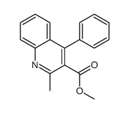 Methyl 2-methyl-4-phenyl-3-quinolinecarboxylate Structure