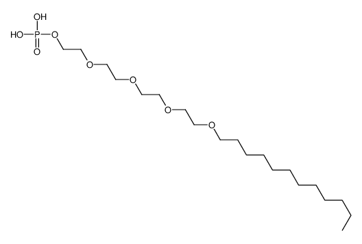 3,6,9,12-tetraoxatetracosyl dihydrogen phosphate Structure