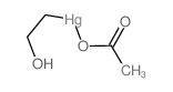 acetyloxy(2-hydroxyethyl)mercury Structure