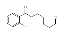 7-chloro-1-(2-fluorophenyl)heptan-1-one结构式