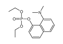 [8-(dimethylamino)naphthalen-1-yl] diethyl phosphate结构式