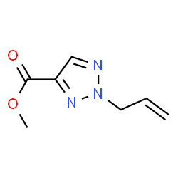 2H-1,2,3-Triazole-4-carboxylicacid,2-(2-propenyl)-,methylester(9CI)结构式