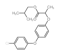 Propanoic acid,2-[4-(4-chlorophenoxy)phenoxy]-, 2-methylpropyl ester picture