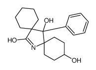 7,11-dihydroxy-7-phenyl-14-azadispiro[5.1.58.26]pentadecan-15-one Structure