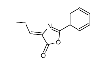 2-phenyl-4-propylideneoxazol-5(4H)-one Structure