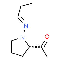 Ethanone, 1-[(2S)-1-(propylideneamino)-2-pyrrolidinyl]- (9CI) picture