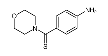 (4-aminophenyl)-morpholin-4-ylmethanethione结构式