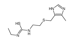 1-ethyl-3-[2-[(5-methyl-1H-imidazol-4-yl)methylsulfanyl]ethyl]thiourea Structure