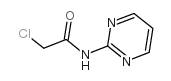 2-氯-N-2-嘧啶基乙酰胺结构式