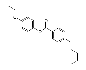 (4-ethoxyphenyl) 4-pentylbenzoate结构式